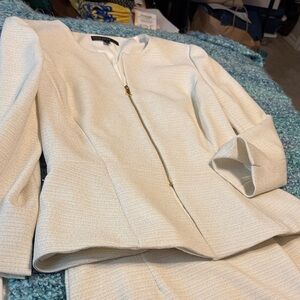 Elegant Cream Women's Suit